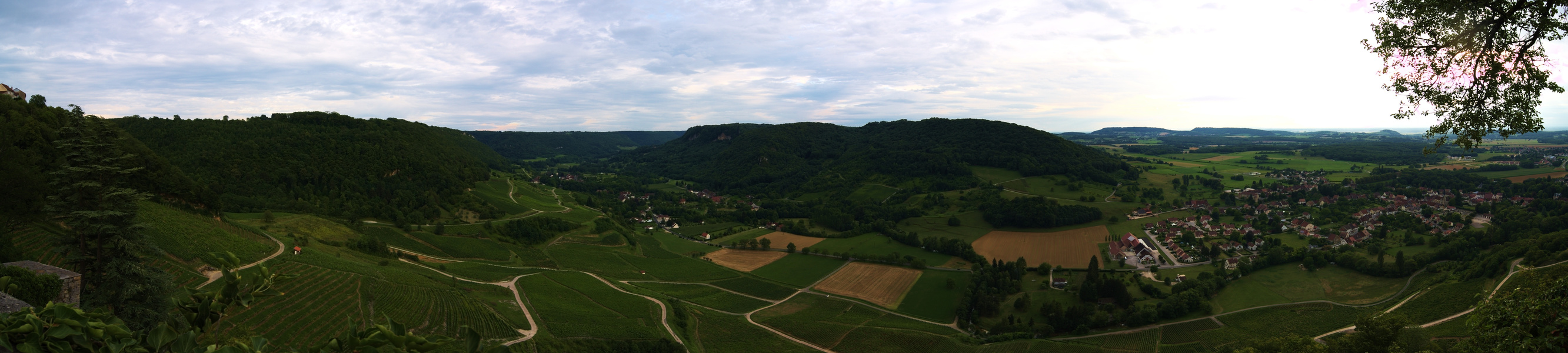 Vue depuis Château-Chalon