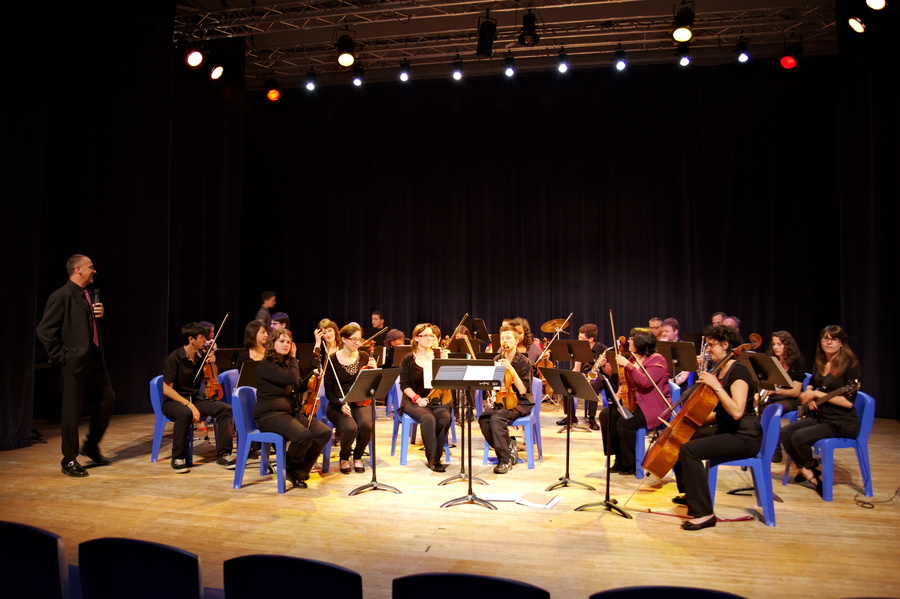 L'orchestre de l'école départementale de musique