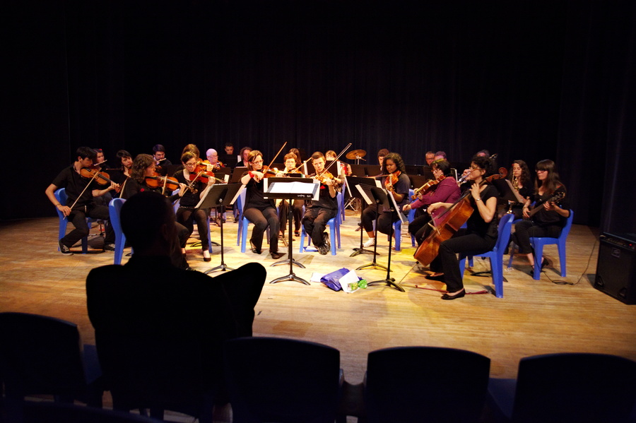L'orchestre de l'école départementale de musique
