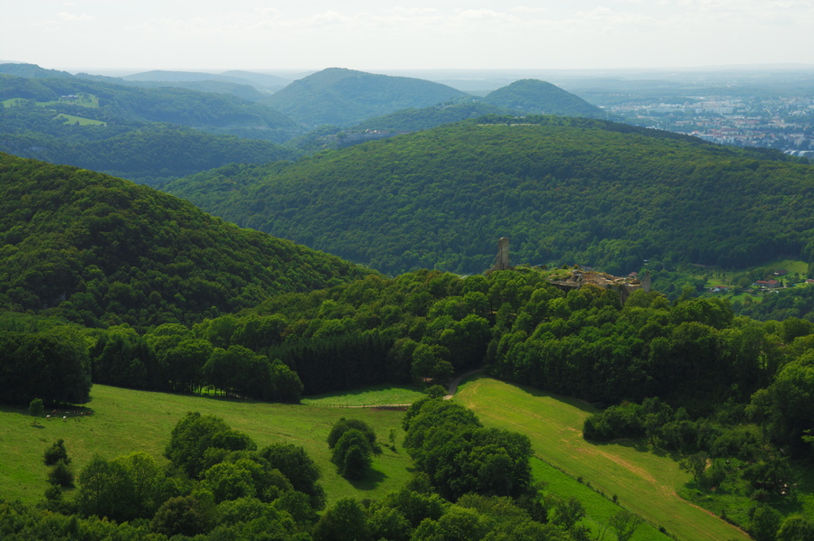 Vue depuis les falaises