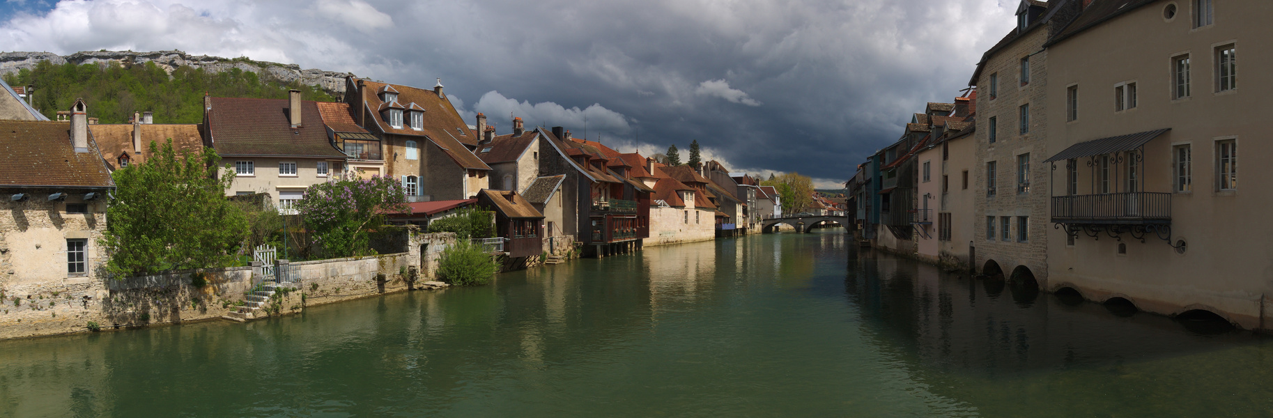 Depuis un pont