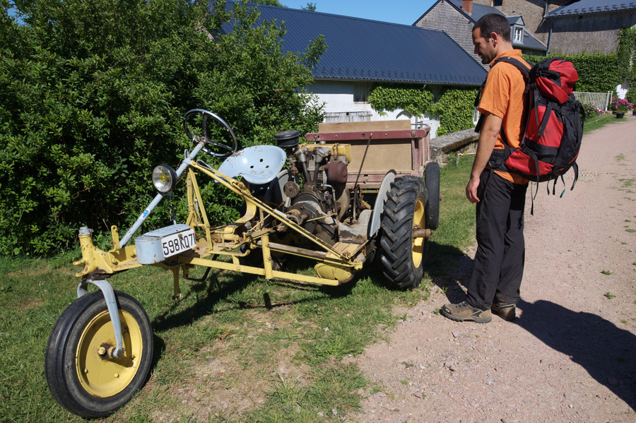 Un vieux tracteur !