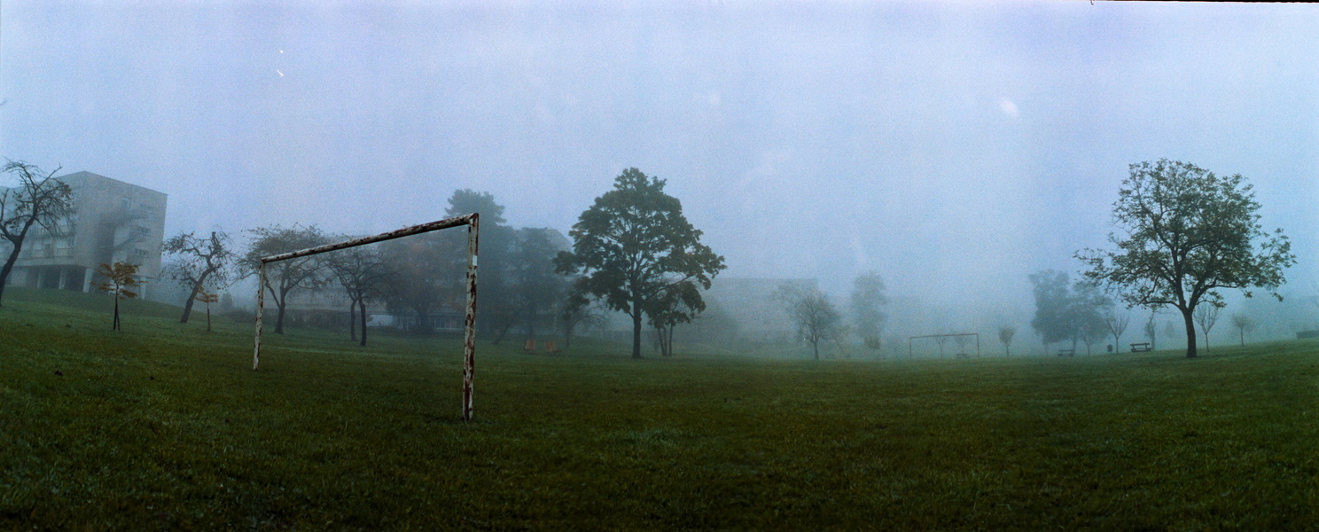 Fac dans le brouillard