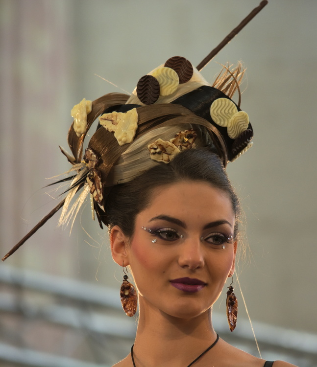 Coiffure en chocolat