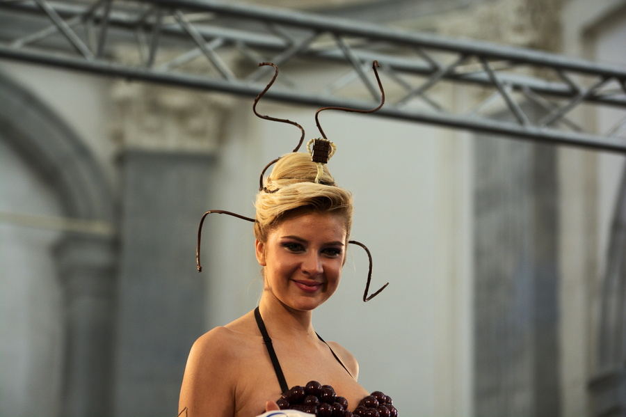 Coiffure en chocolat