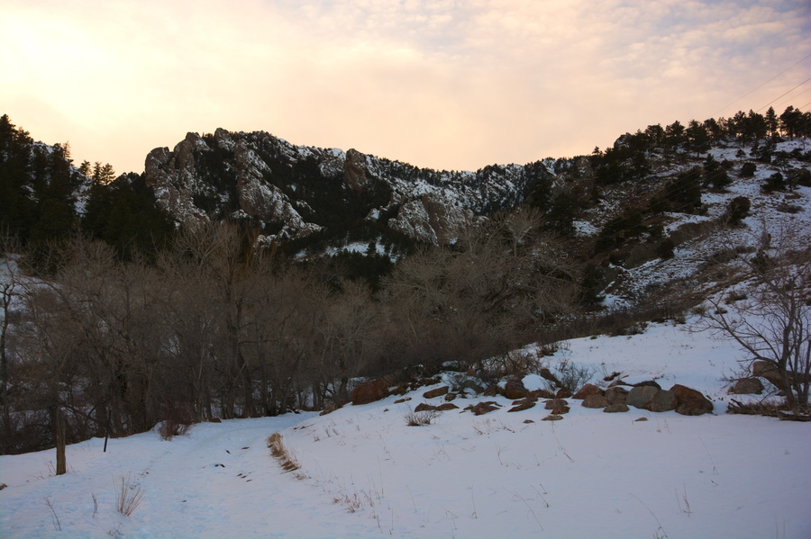 En repartant du Bear Canyon