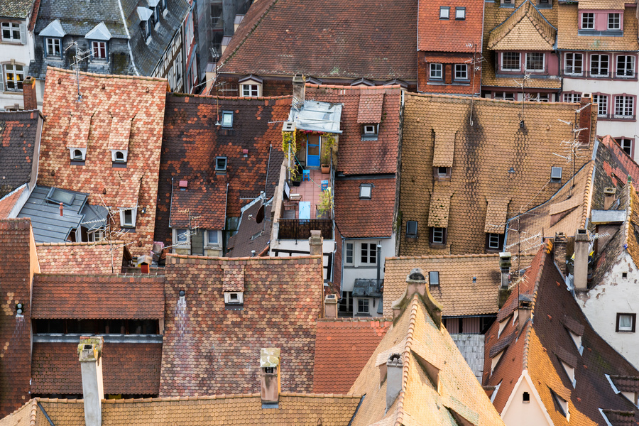 Toits strasbourgeois