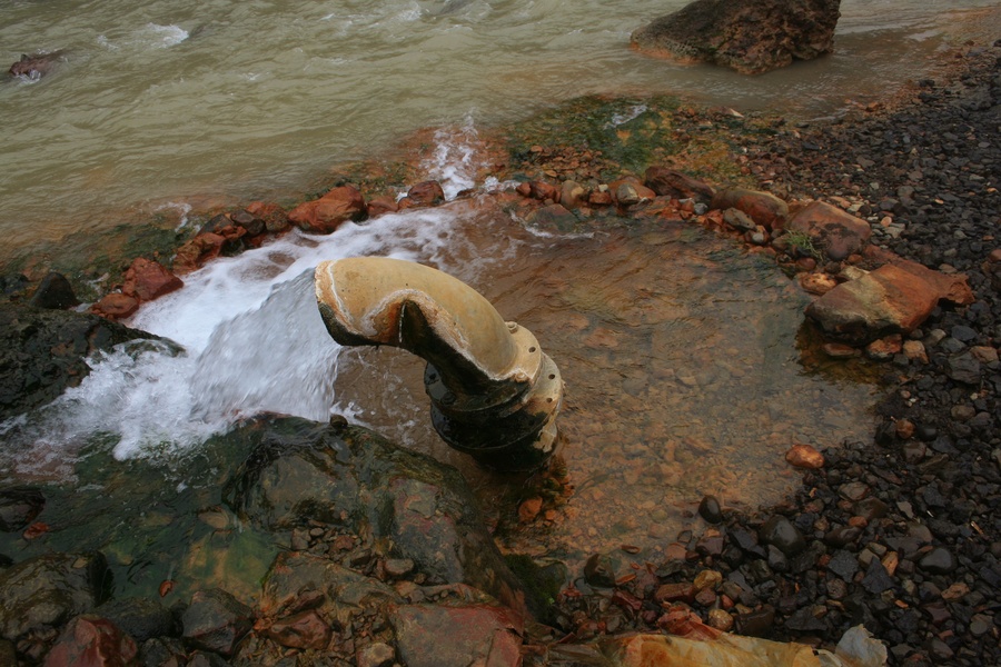 Petit bain d'eau chaude perdu...